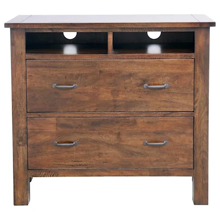 Media Chest with 2 Drawers